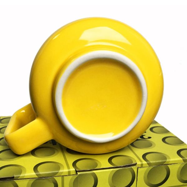 250mL Ceramic Cup Smiling Expression Face Cartoon Coffee Milk Tea Mugs Cute Drinkware Water Holder For Friend Kids