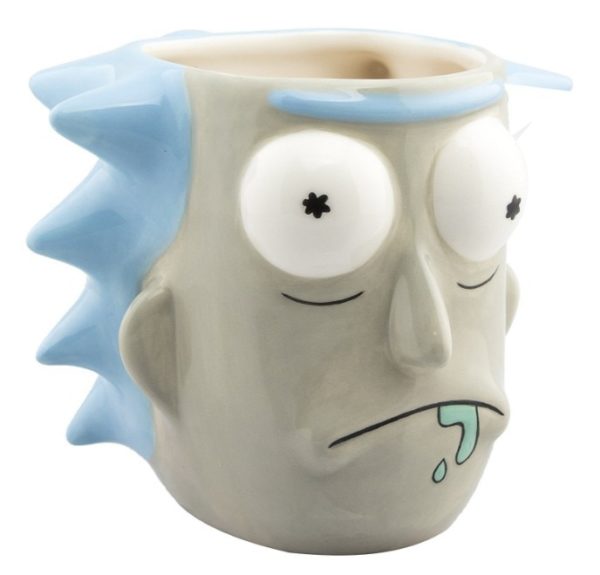 Rick And Morty Mug Cartoon Cug 600ML Tardis Creative Coffee Cup Beer Milk Mug With Cookie Wholesale Funny Gift
