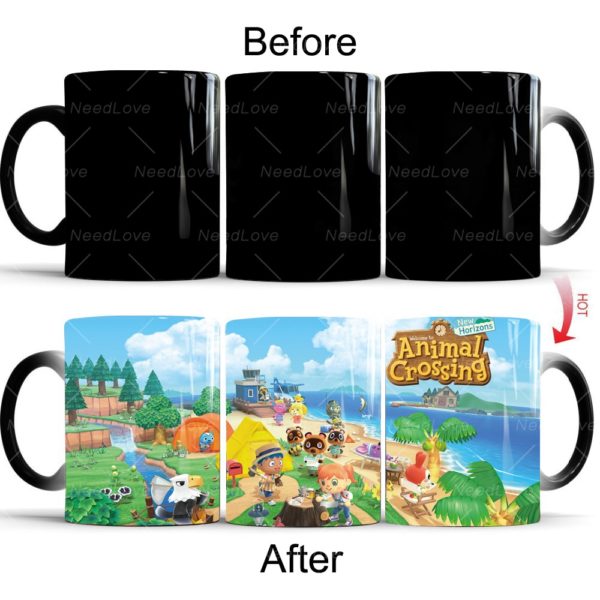 Nintendo Switch Game Animal Crossing New Horizons Magic Color-Changing Mug