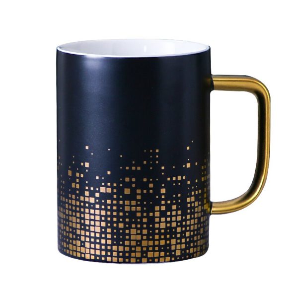 OUSSIRRO European ceramics mug Retro style coffee mugs Couple creative Ceramic cup Christmas gift