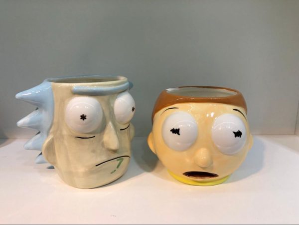 Rick And Morty Mug Cartoon Cug 600ML Tardis Creative Coffee Cup Beer Milk Mug With Cookie Wholesale Funny Gift